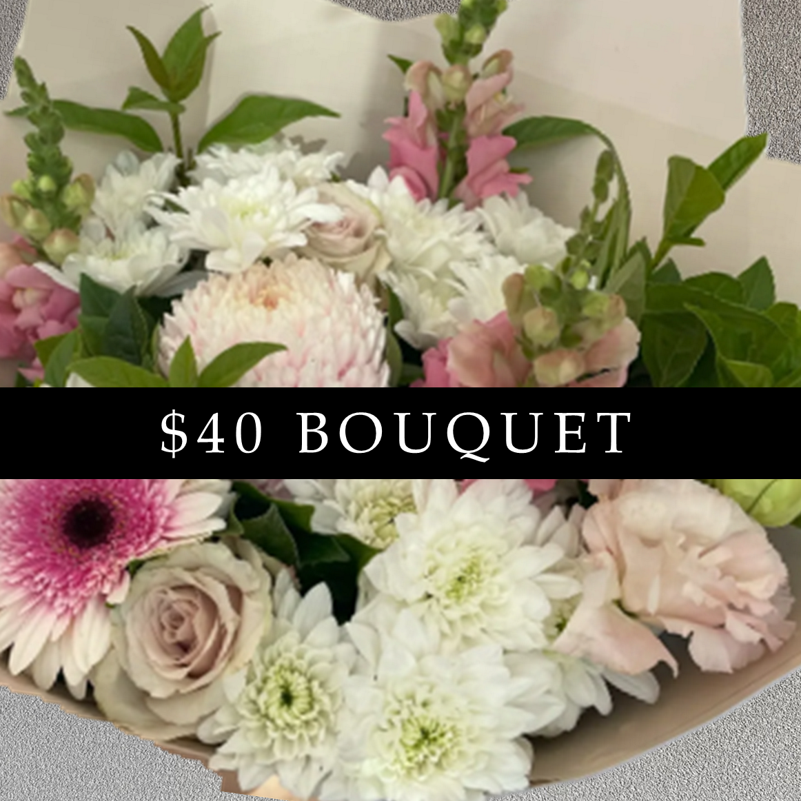 $40 bouquet (Cafe)
