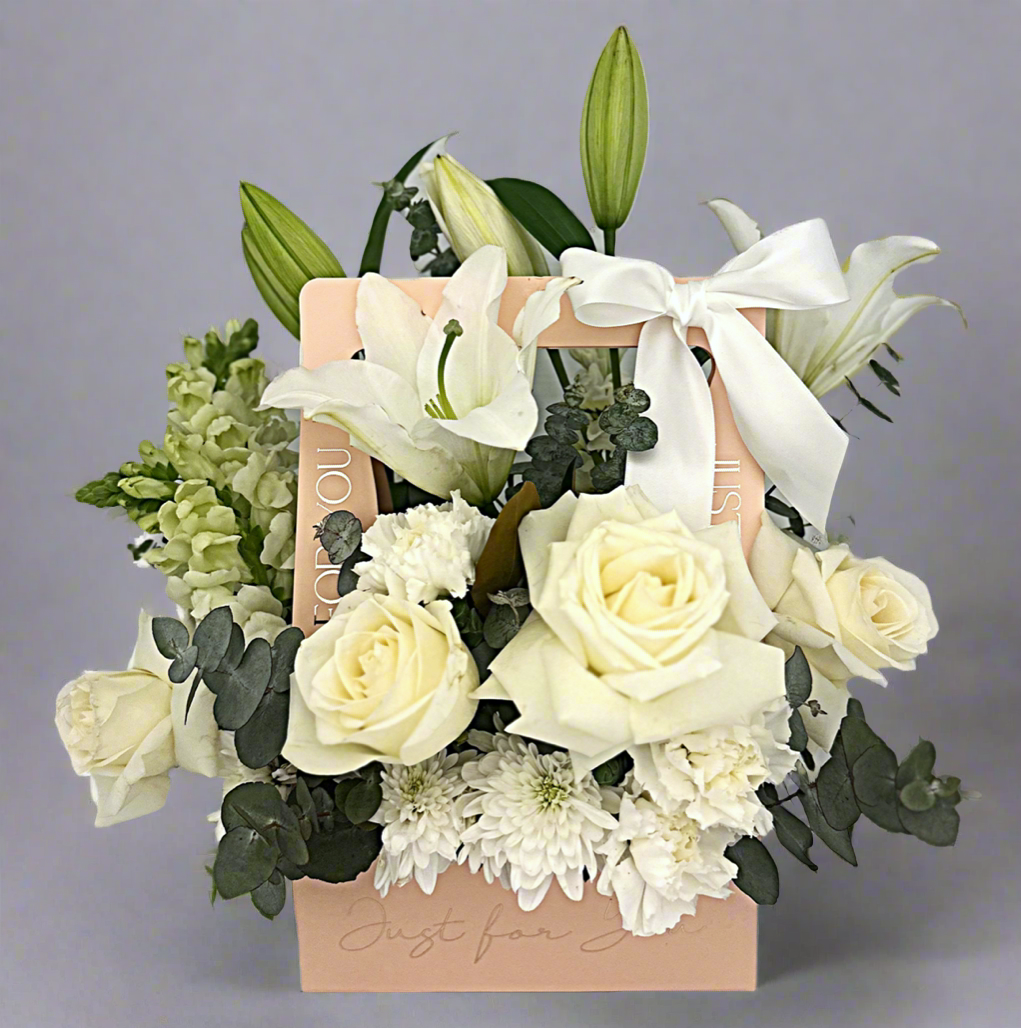 Whisper of Peace Carry Box Arrangement